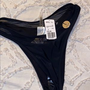 High leg bikini bottom